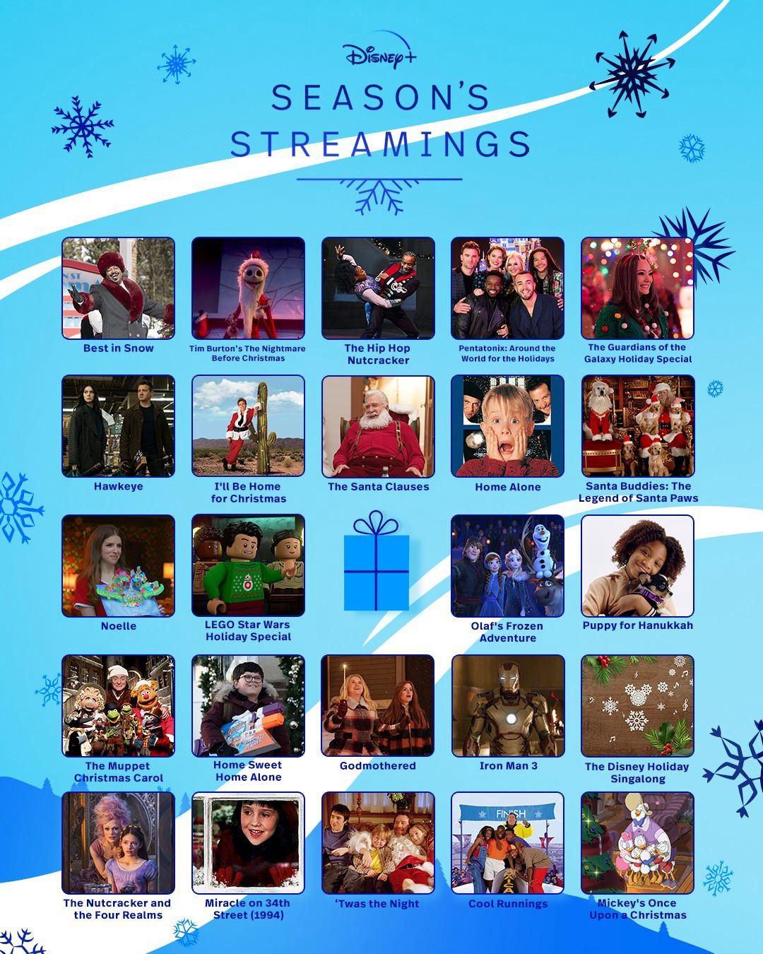 Disney+ - This #SeasonsStreamings list you’ll wanna check (and stream) twice