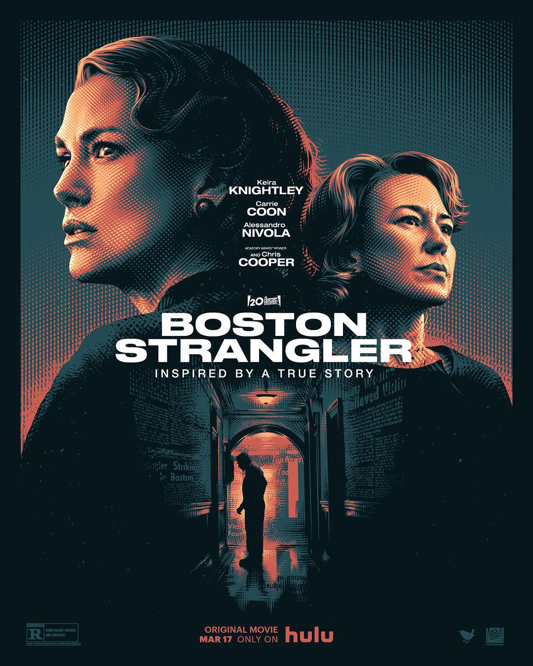 Don't miss Keira Knightley and Carrie Coon in #BostonStrangler, now streaming on #Hulu
