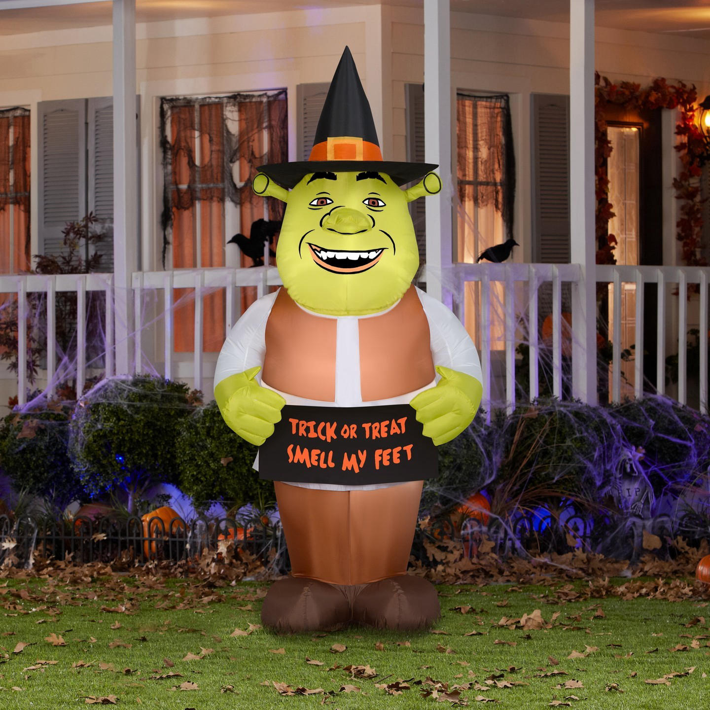 DreamWorks - Welcome all the ogre-ly enthusiastic trick-or-treaters to your swamp in style