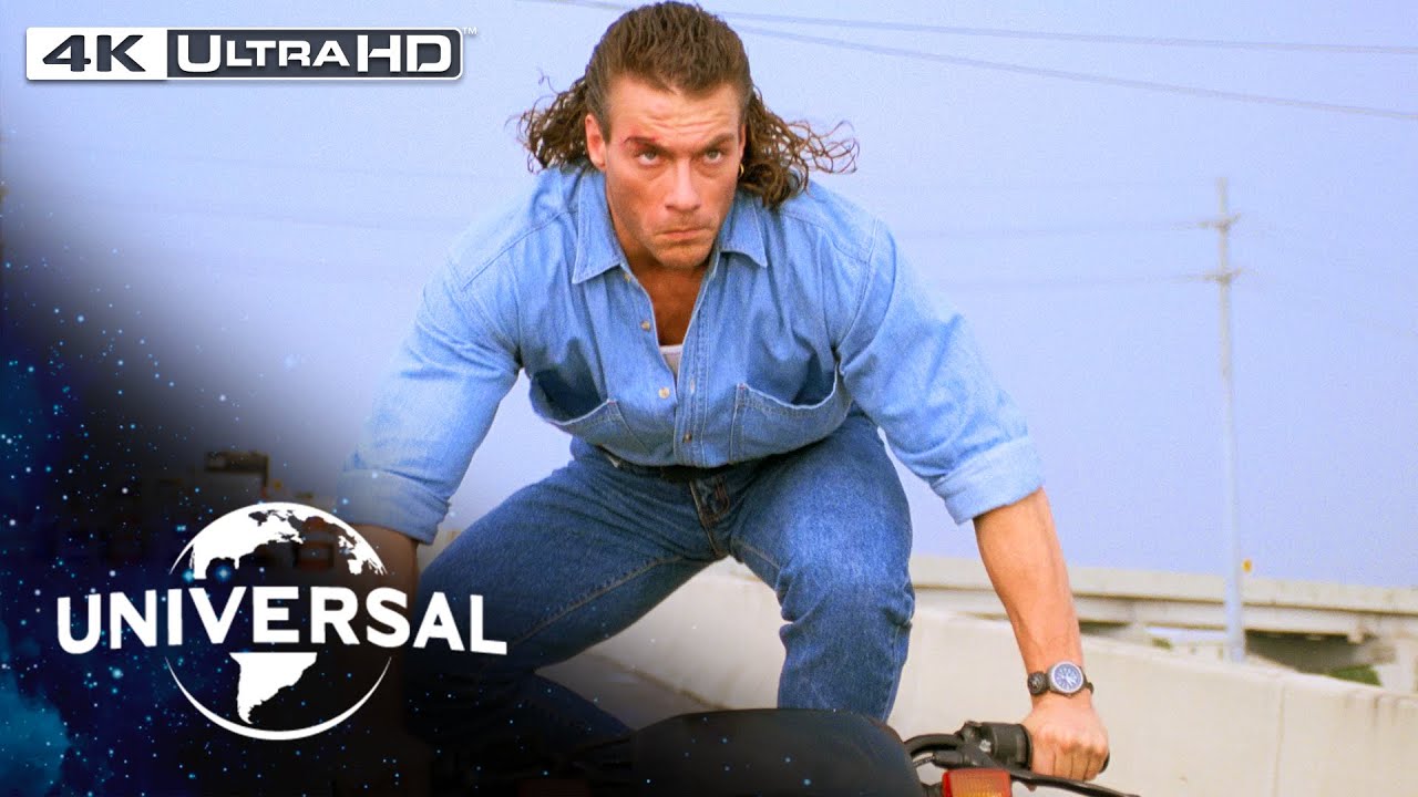 Hard Target : Jean-claude Van Damme's Street Chase Shootout In 4k Hdr