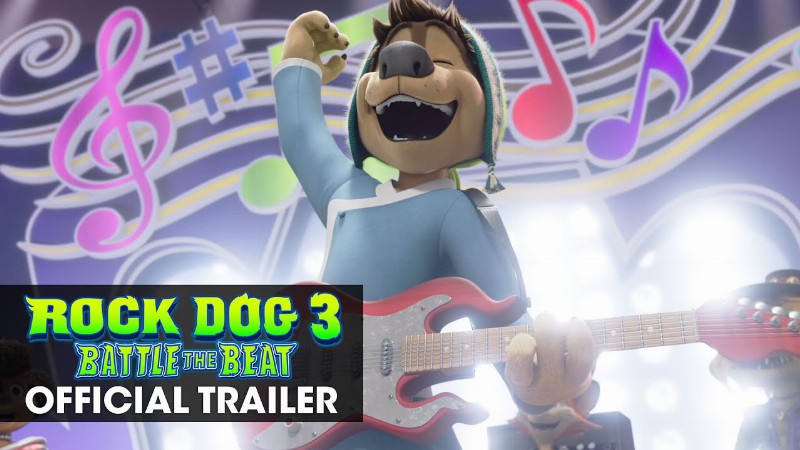 Rock Dog 3: Battle The Beat (2022 Movie) Official Trailer - Eddie Izzard Andrew Francis