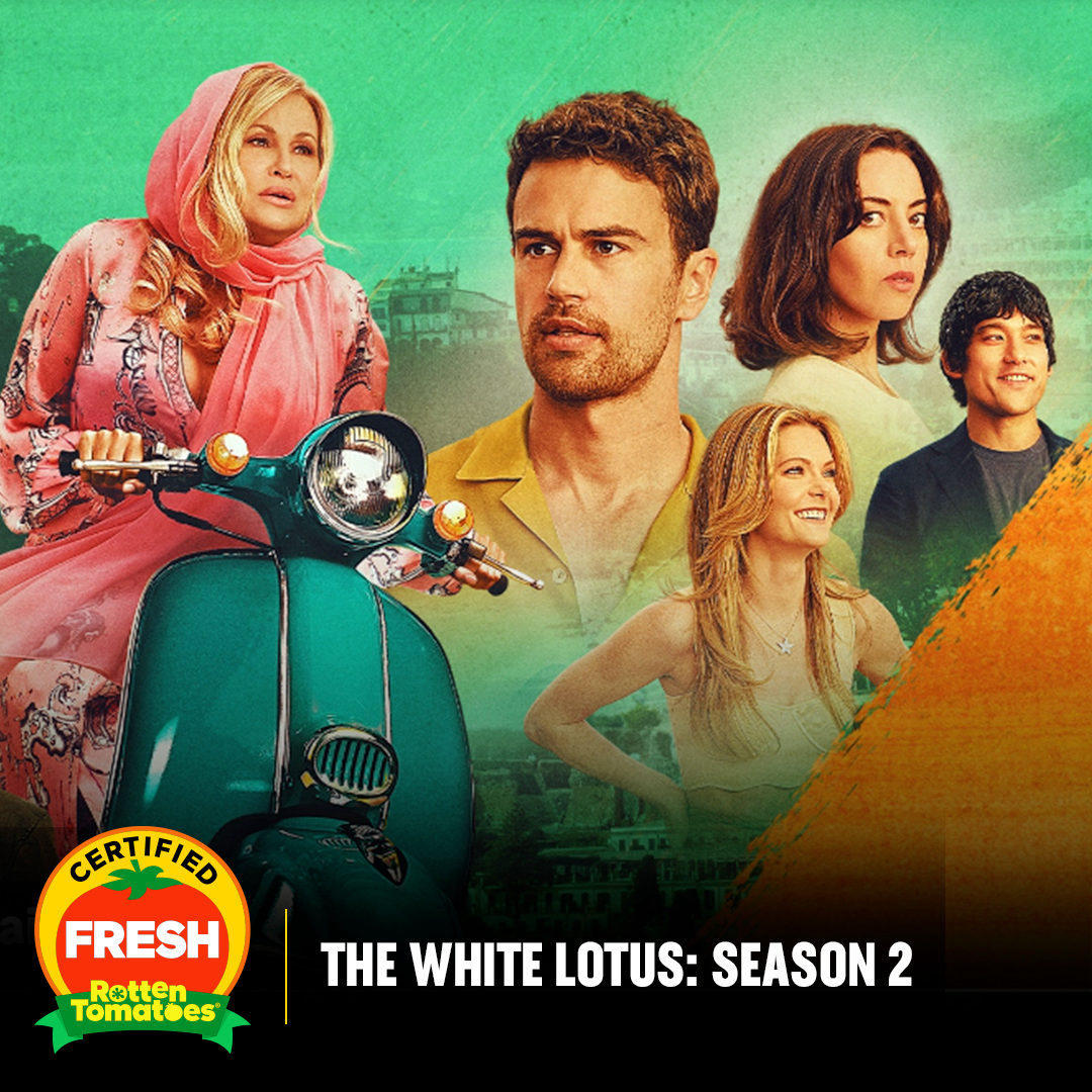 Rotten Tomatoes - #TheWhiteLotus season two is #CertifiedFresh at 96% on the #Tomatometer, with 26 r
