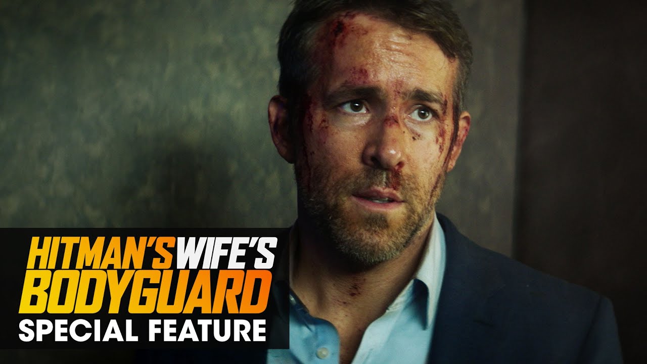 image 0 The Hitman’s Wife’s Bodyguard (2021 Movie) Special Feature “the Stunts” – Ryan Reynolds Salma Hayek