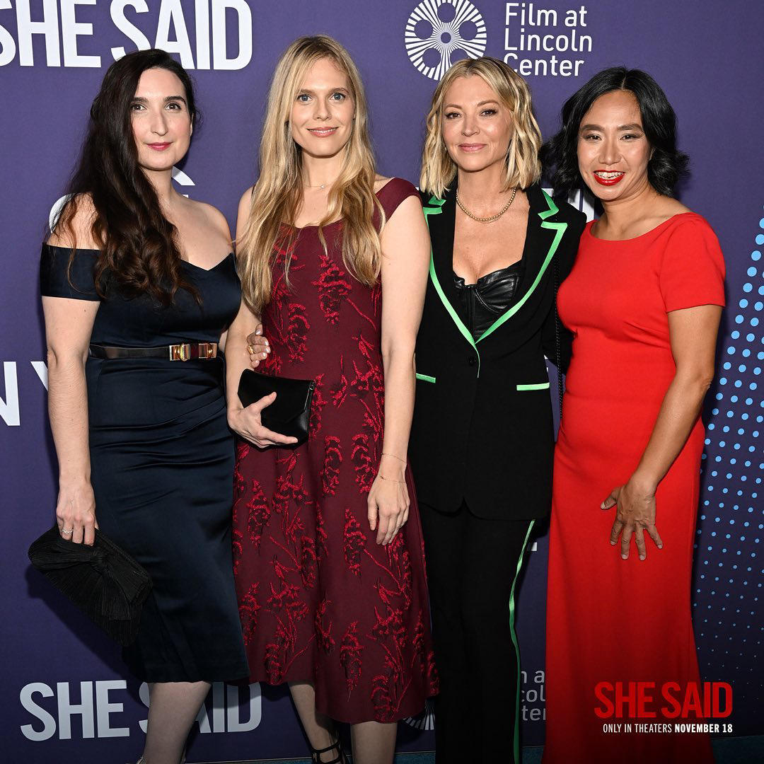 Universal Pictures - ICYMI #SheSaidMovie took over the #NYFF60 Blue Carpet