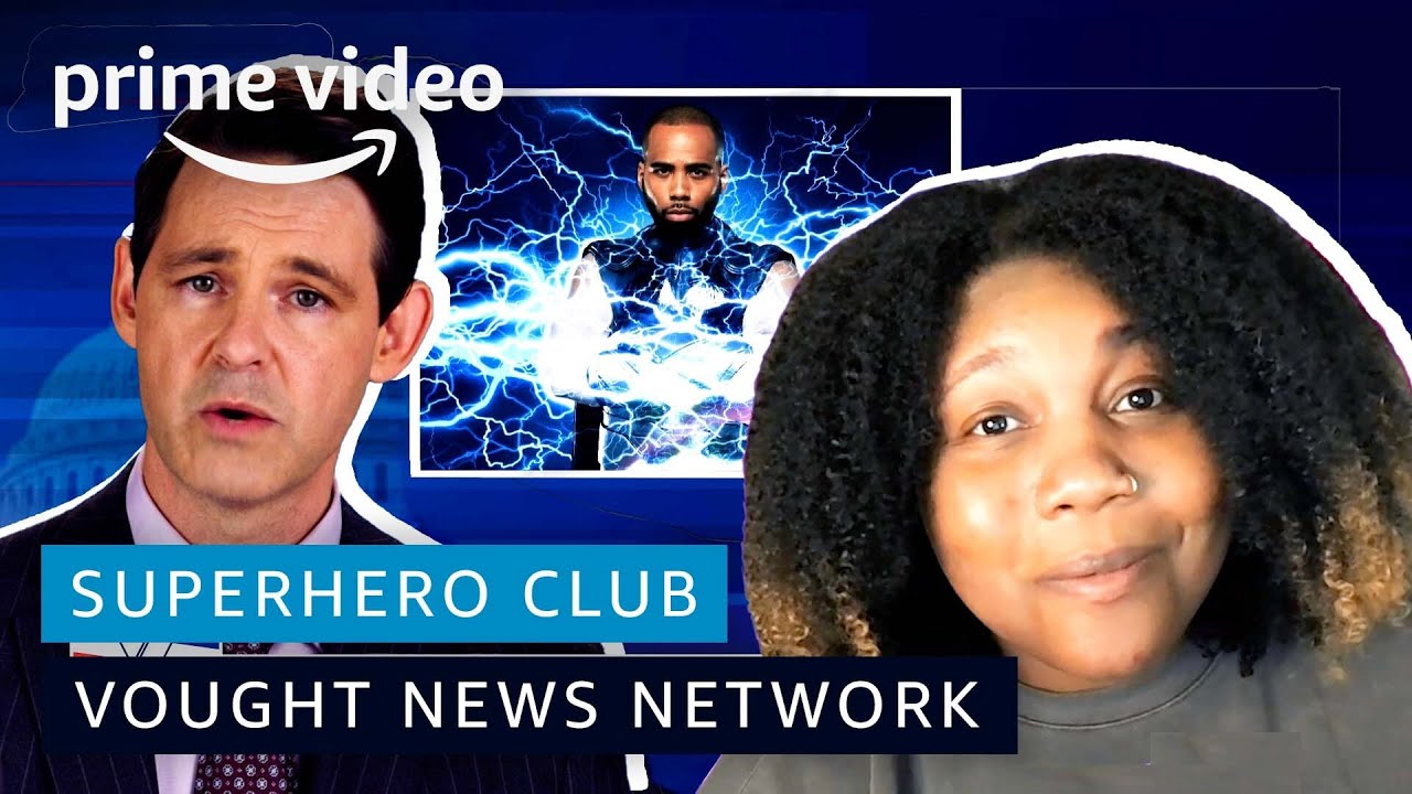 Vought News Network Reaction Video : Superhero Club : Prime Video